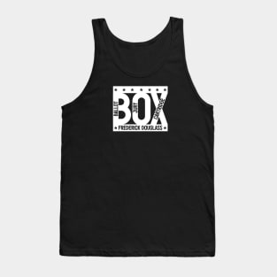 The Ballot Box, the Jury Box & the Cartridge Box - Frederick Douglass Tank Top